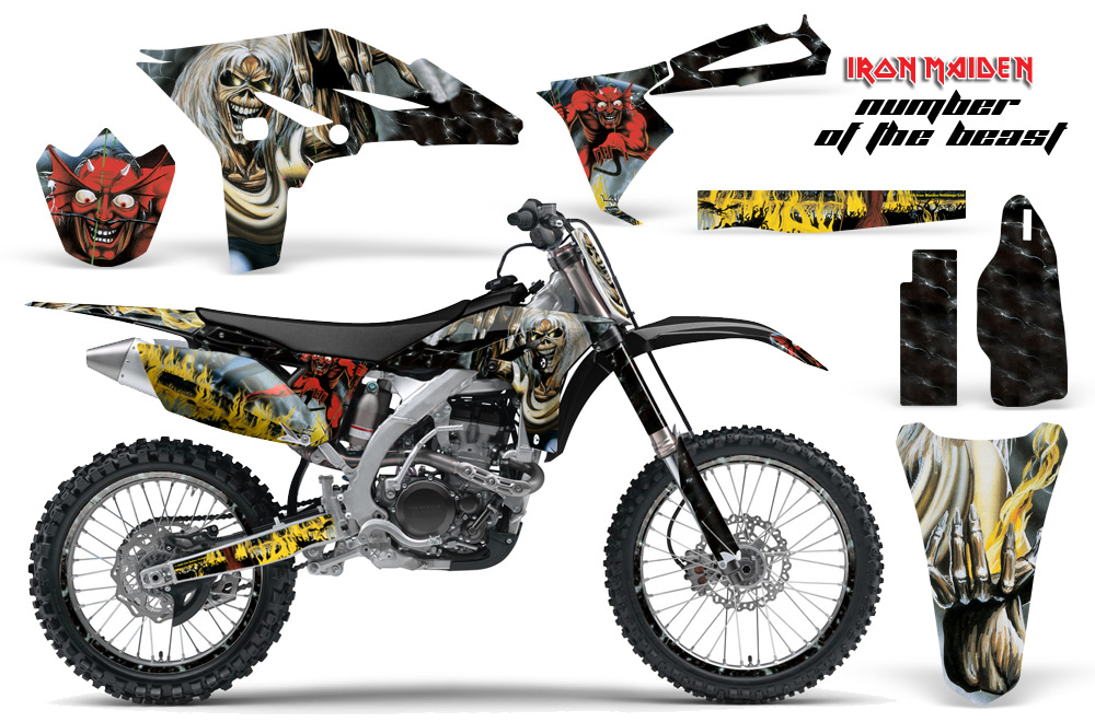 Yamaha YZ250F 2010 Graphics Kit IRON MAIDEN-NOTB-NP